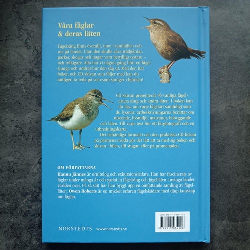 Våra fåglar & deras läten Bok + CD Fågel Läte
