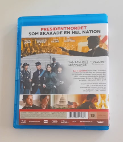 The Conspirator - Mordet på Abraham Lincoln Blu-ray / Robert Redford / Fin Skiva