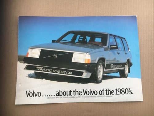 VOLVO Försäljningsbroschyr Concept Car