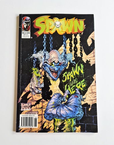 SPAWN 1998 nr 5 VF+ Toppex IMAGE COMICS ALBUM SUPERHJÄLTAR SKRÄCK GORE REA
