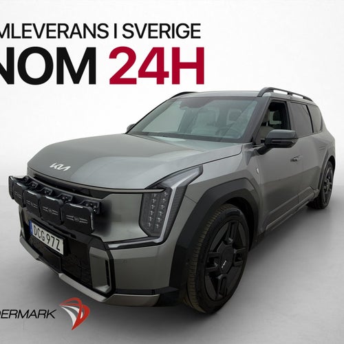 Kia EV9 AWD GT-Line Värmare Drag Pano Meridian 360° HUD MOMS