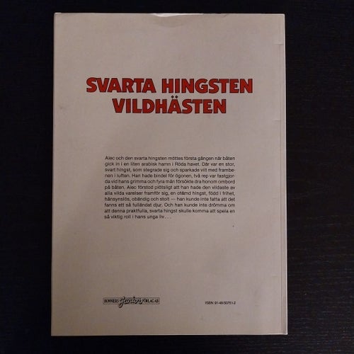 Svarta Hingstens Äventyr: Svarta Hingsten Vildhästen - Walter Farley, 1983