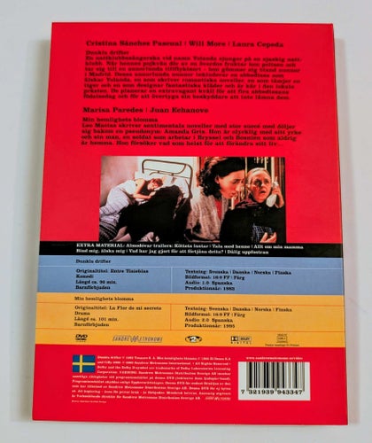 Dunkla Drifter + Min Hemlighets Blomma = Pedro Almodóvar - billig frakt !!!