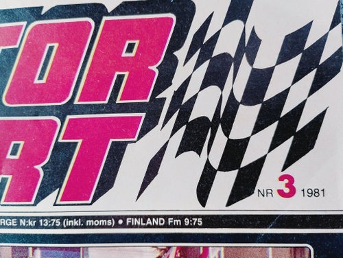 Illustrerad Motorsport Jubileumsnummer Nr 3 1981