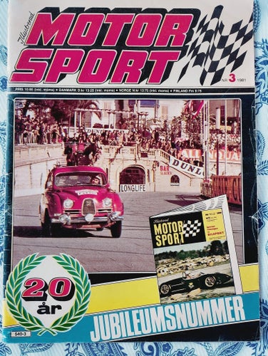Illustrerad Motorsport Jubileumsnummer Nr 3 1981