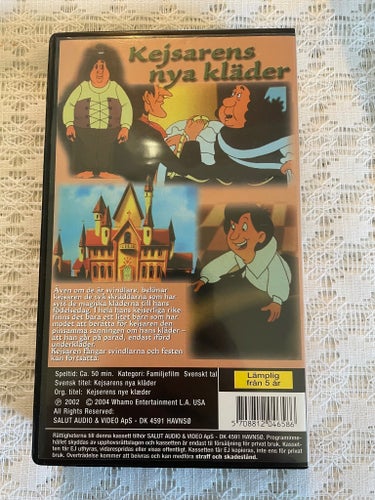 Kejsarens Nya Kläder - H.C. Andersen Filmfavoriter VHS