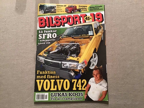 BILSPORT NR 19 2007 SVEMPAS ROADSTERTRUCK,VOLVO 742,CRUISING I SÄTER ,CAMARO.