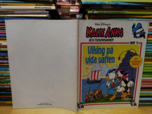 Walt Disney's Kalle Anka och tidsmaskinen nr 1 Viking på vida vatten. VF