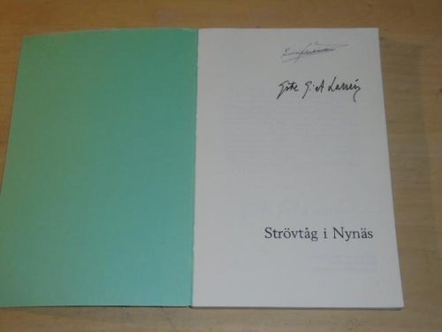 STRÖVTÅG I NYNÄS - Göte Larsen (signerad)