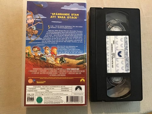 VILDA FAMILJEN THORNBERRY VHS SVENSKT TAL