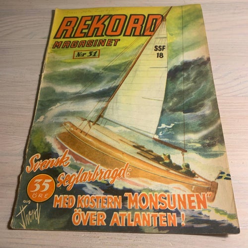 Tidningen Rekord Rekordmagasinet 1948 nr 31 - (baksidan saknas)