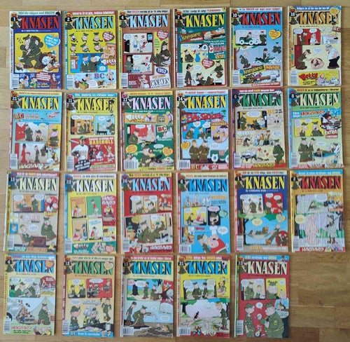 Serietidningar / KNASEN / Blandade Årgångar / 1994-1999 / 23st