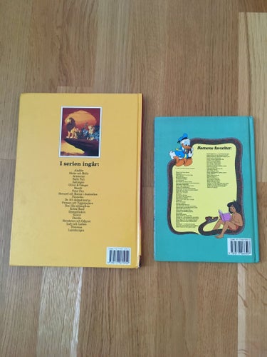 Lejonkungen & Oliver och Gänget bok - Walt Disney Klassiker Böcker Barn Barnbok