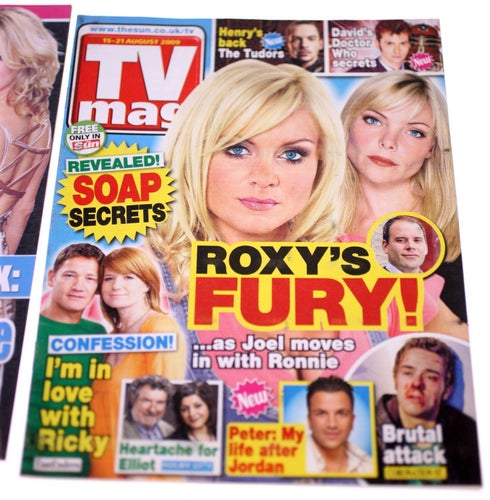 TV Mag/Hot TV/We Love Telly-Take it Easy-British celebrity soap TV bundle-NEW