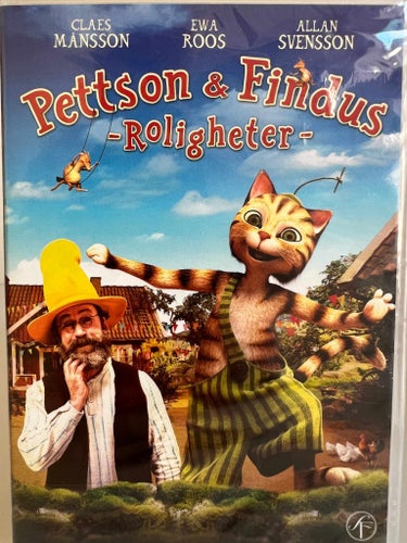 Pettson & Findus - Roligheter | Claes Månsson, Ewa Roos | Barnfilm | DVD | Ny