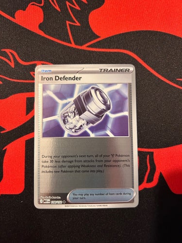 Iron Defender reverse 118/132 Mega Evolution Pokemonkort