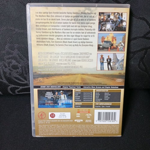Harley Davidson and the Marlboro Man DVD