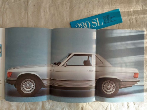 Mercedes Benz 280 SL 350 SL 450 SL R107 1975 0674 in deutsch ..