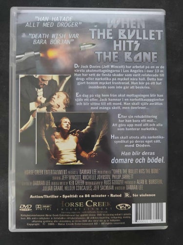 When the bullet hits the bone (1996) - Jeff Wincott - DVD