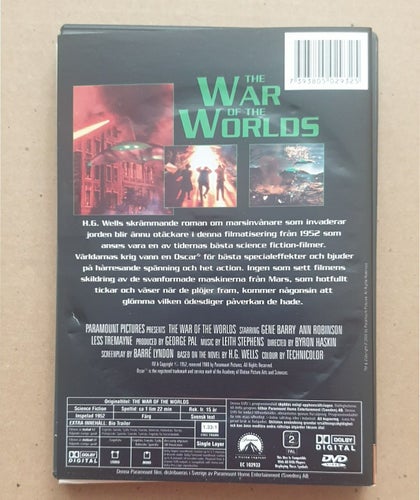 The War of the Worlds (DVD), 1953,