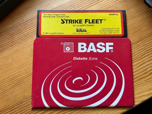 Strike Fleet Commodore 64/128 (1987) Lucasfilm Games