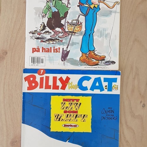 Kronblom på hal is 1989 & Billy the cat / Seriealbum