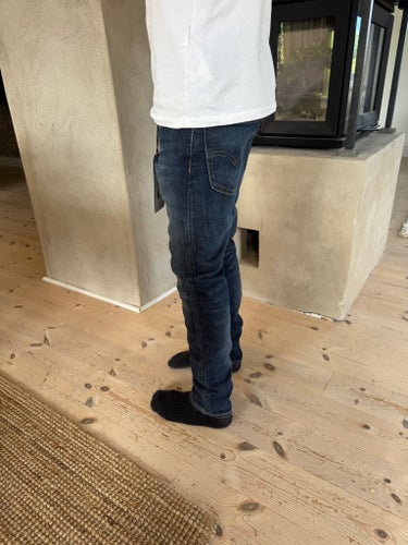 Levi's mörkblå jeans 502 Hi-Ball, storlek W 26 L