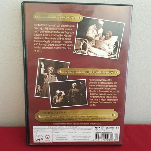 DVD - Hasse & Tage Samlade Revyer - Svea Hund/Underdubbelgöken - Mycket Fint Ski