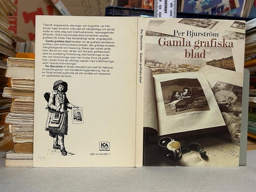 Gamla grafiska blad av Per Bjurström. Bok. Very Fine plus