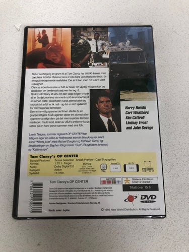 (NY, INPLASTAD) Tom Clancy's: OP Center (1995) - DVD