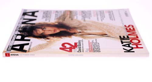 Arena magazine No.127 October 2002-Katie Holmes front cover-Weight 648g-FREEPOST