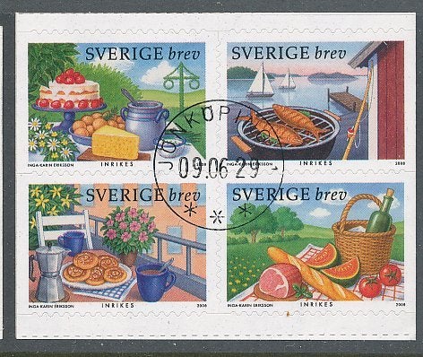 2661-2664 HBL. SUPER LYX Stämplat 4 block JÖNKÖPING