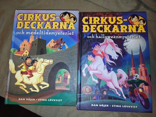 Cirkusdeckarna och medeltidsmysteriet & Cirkusdeckarna och Halloweenmysteriet
