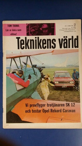Teknikens Värld nr 2 1966: Test Opel Rekord 1900, SK 12