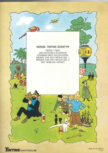 Tintin Det hemliga Vapnet 1985 skick fn