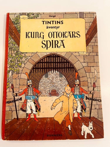 TINTIN -Kung Ottokars Spira , 1 :a upplaga !