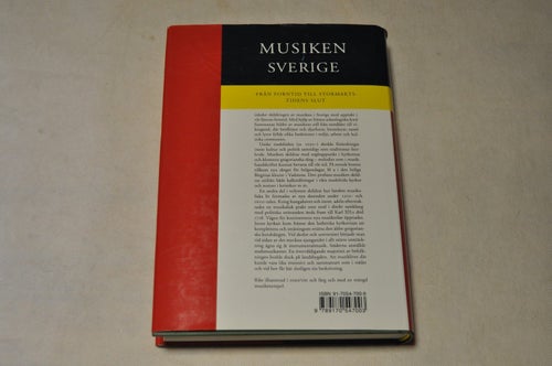 MUSIKEN i SVERIGE 1 - från forntid till stormakstidens slut 1720