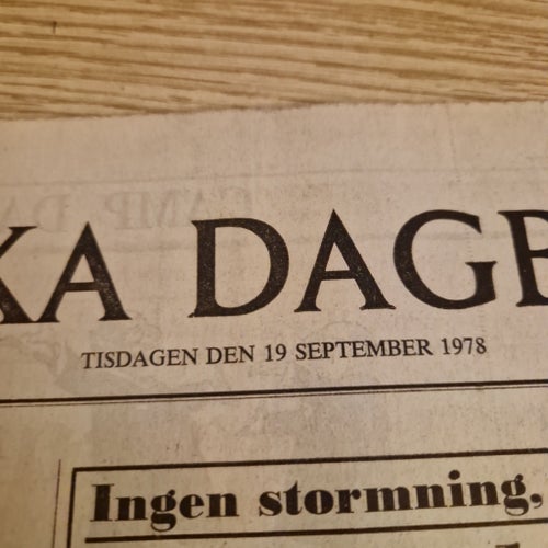 Svenska Dagbladet 19 september 1978