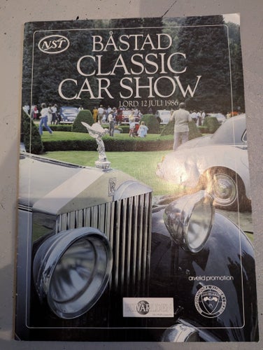 Båstad Classic Car Show - program 1986