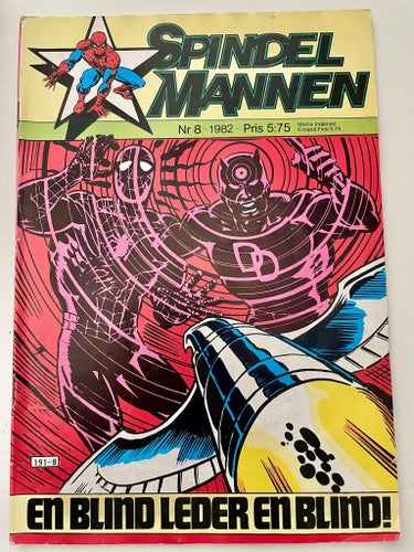 Spindelmannen Nr 8 1982
