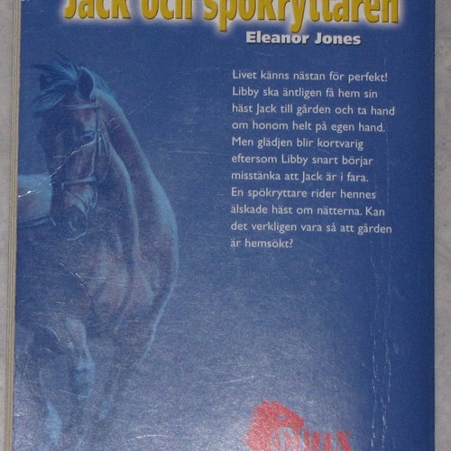 Jack och spökryttaren hästbok Eleanor Jones spännande häst tonårs barn bok
