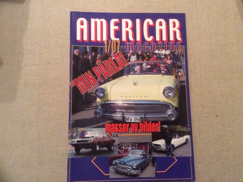 AMERICAR Nr 1/07 Norberg Pontiac GTO,Malibu 75,Fredrik Farilane i Sala,Tibro