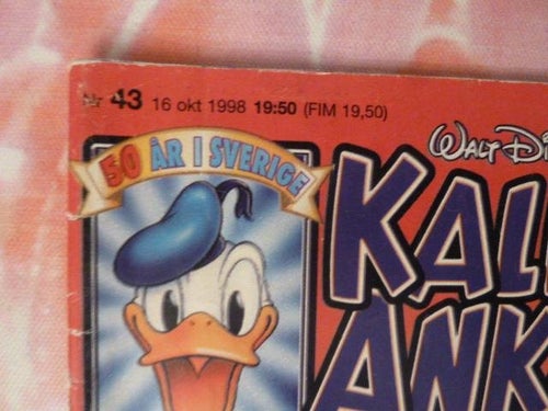 KALLE ANKA & CO, NR 43 - 1998, TIDNING