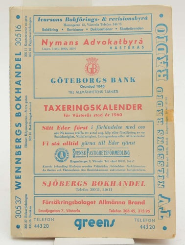 Adress- och taxeringskalender för Västerås stad 1960