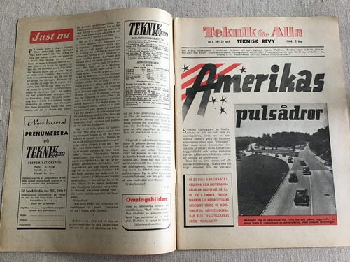 TEKNIK FÖR ALLA NR 8 1944 AMERIKAS PULSÅDROR,RADIO MATERIAL,VÄXLINGSLOK,BOFORS