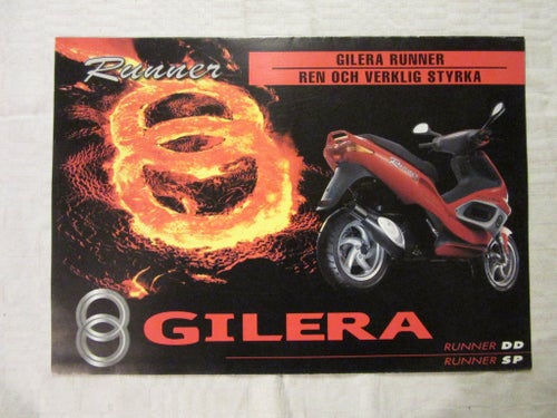 Gilera Runner DD SP 1997 -01 brochyr