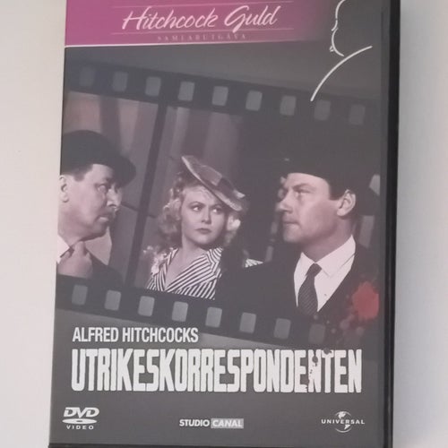 Alfred Hitchcocks Utrikeskorrespondenten / 1940 / Svensk Text / Fint Skick / DVD