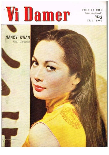VI DAMER 1962 (årg 19) Nr 5 Nancy Kwan Uppklistringspojke: Warren Beatty