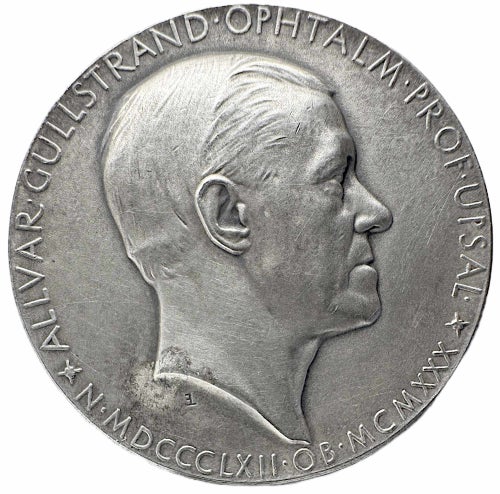 Allvar Gullstrand (1862–1930) av Erik Lindberg för KVA 1935