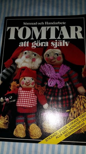 bok HANDARBETE häfte TOMTAR att göra själv JUL